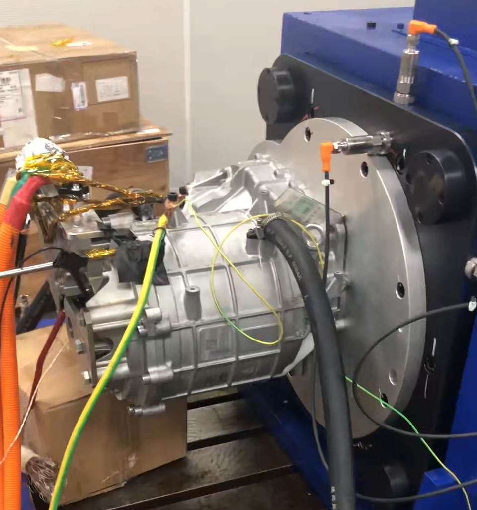 Prototype motor test setup · supplied document